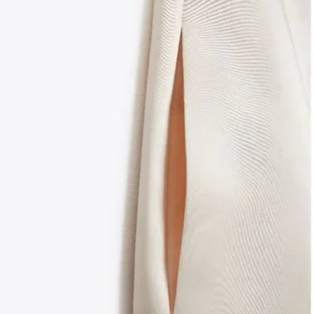 NWT Zara Satin Effect Strapless Midi Maxi Long Corset Dress | Vanilla | … - Picture 8 of 9